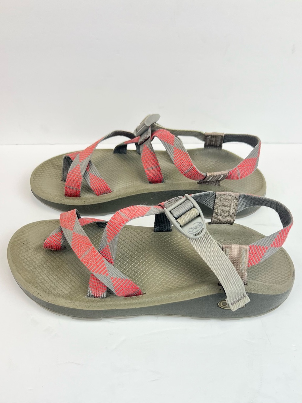 Chaco Men Sz 11 Z/2 Classic Adjustable Strap Simple Sandal Scaled Port J105766 - Picture 2 of 6